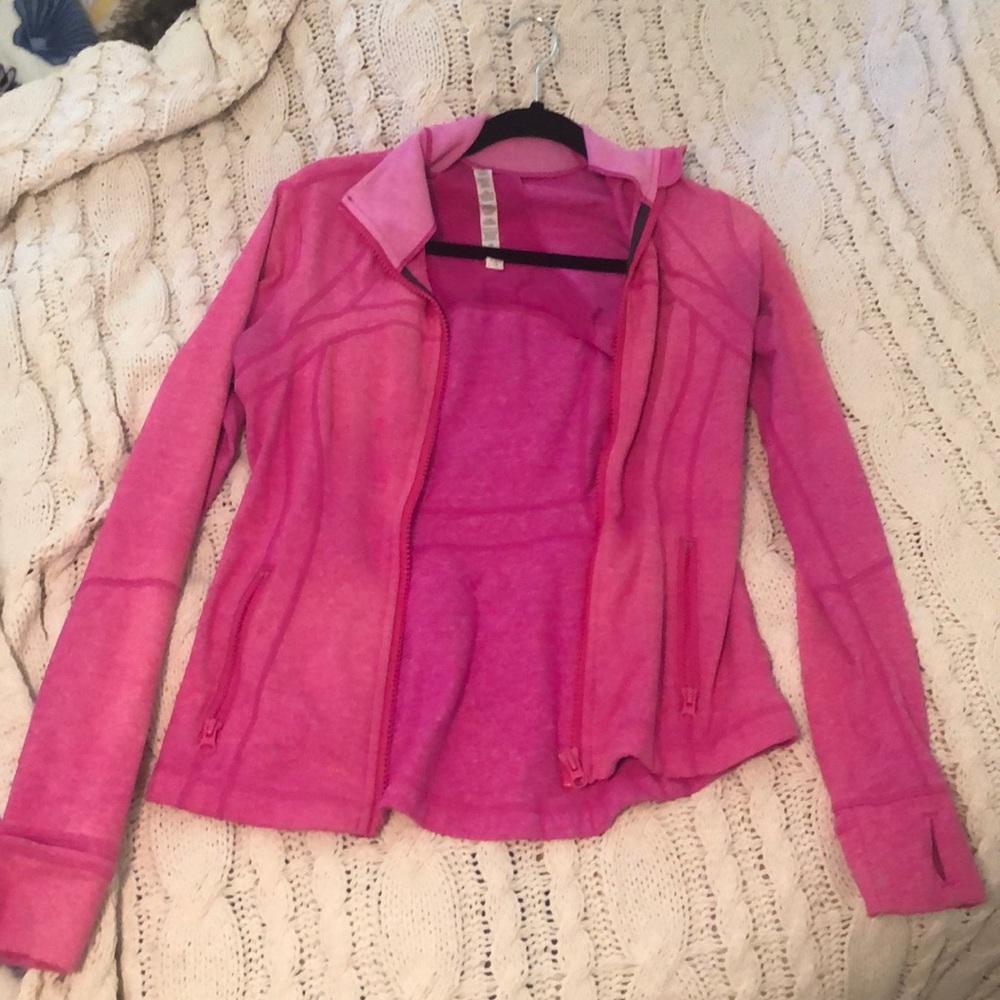 pink lulu lemon jacket